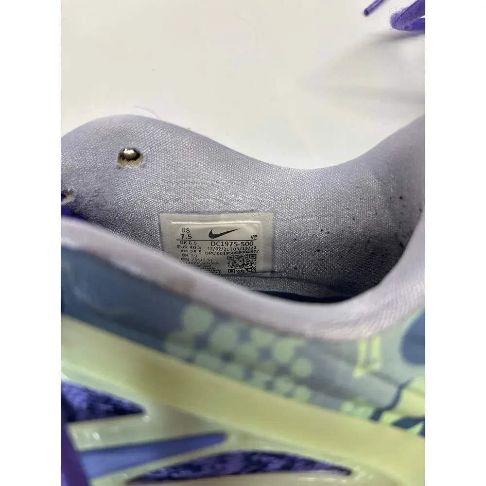 Nike KD 15 Men’s Size 7.5 Purple Green Basketball Shoes DC1975-500